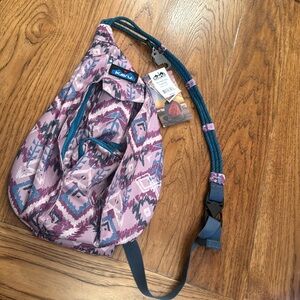 KAVU Mini Rope Bag Crossbody Sling Purse Backpack NWT